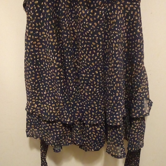 NIP Fixmatti Cute Spaghetti Strap V Neck Backless Ruffle Skirt Romper - Small - Picture 7 of 13